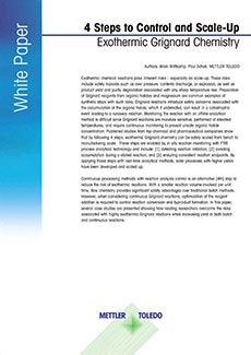 Livre blanc gratuit sur la sécurité lors de l'extrapolation de réactions de Grignard hautement exothermiques