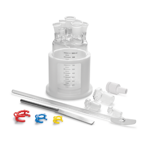 1000 mL OptiMax 1-Piece Glass Reactor Set