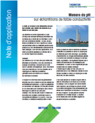 Mesure du pH sur échantillons de faible conductivité