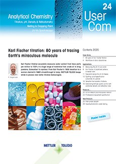 METTLER TOLEDO UserCom number 24 for Analytical Chemistry