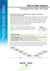 Option für thermische Analyse mit integrierter Datenintegrität