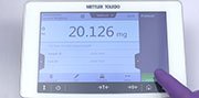 Simple TGA sample weigh-in using an external balance