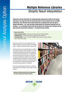 Datasheet: Multiple Reference Libraries