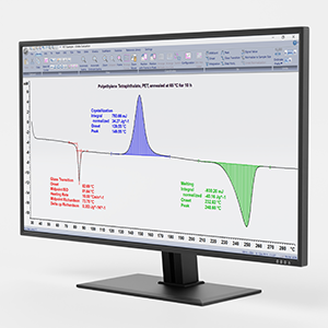 Den gratis software STARe til evaluering af termiske analyser