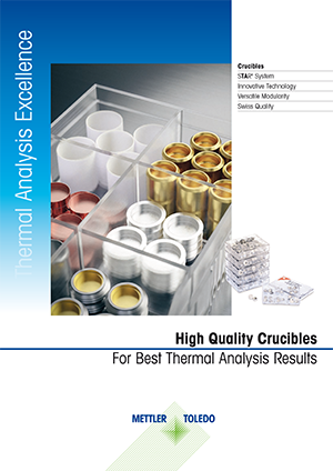 Crucibles for Thermal Analysis Brochure