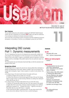 Thermal Analysis UserCom 11 