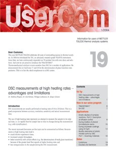 Thermal Analysis UserCom 19 