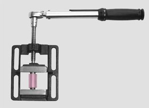 Figure 2. Manual press and die with torque wrench.