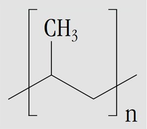 Figure 1. Structural formula of polypropylene.