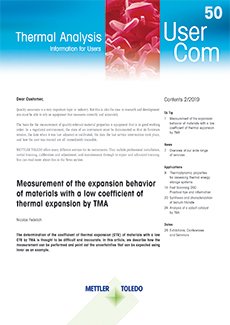 Thermal Analysis UserCom 50