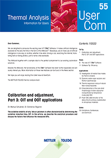 Thermal Analysis UserCom 55