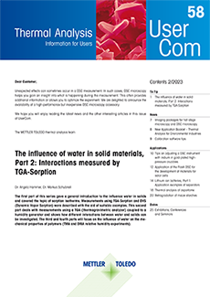 Thermal Analysis UserCom 58