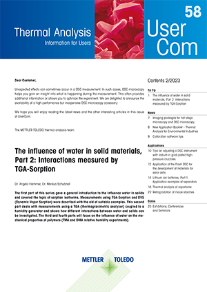 Thermal Analysis UserCom 58