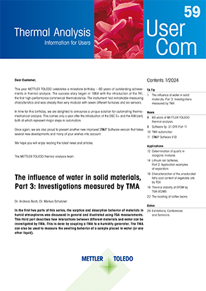Thermal Analysis UserCom 59