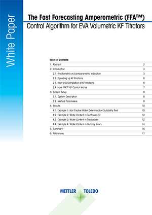 Whitepaper zum amperometrischen Regelalgorithmus FFA