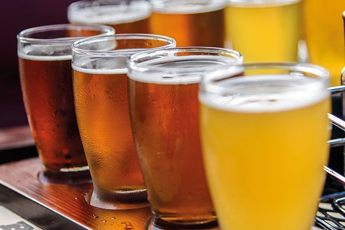 Figure 1. Color variations in beer samples. 
