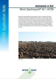 Determination of Ammonia in Soil Using UV Vis Spectroscopy
