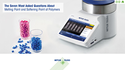 Melting point of polymers and plastics