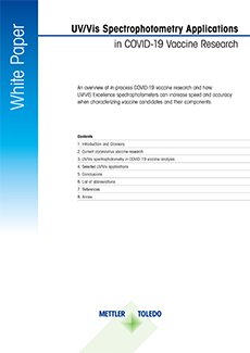 White Paper COVID-19 Vaccine Research Using UV Vis Spectrophotometry