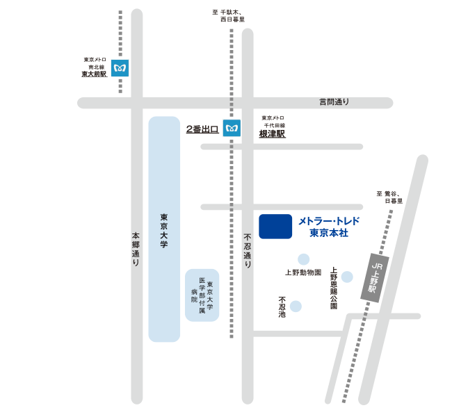 東京本社 地図