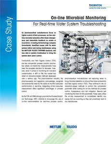 On-line microbial monitoring