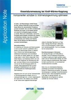 Application Note: Kieselsäuremessungen im Rahmen der Kraft-Wärme-Kopplung: teure Anlagen optimal schützen
