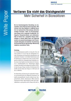 Mehr Sicherheit in Bioreaktoren 
