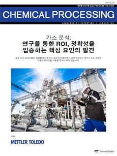 Chemical Processing 및 메틀러 토레도가 수행한 가스 측정 장비 설문 조사