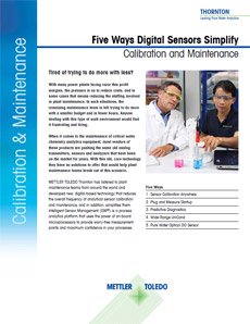 Five Ways Digital Sensors Simplify Calibration and Maintenance