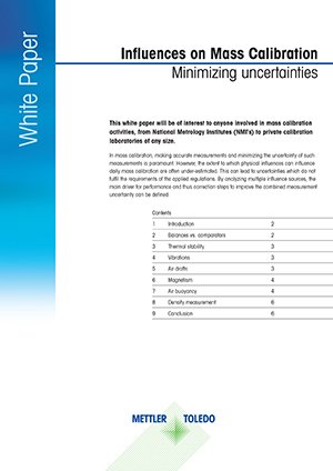Influencias en la calibración de masas: cómo minimizar las incertidumbres