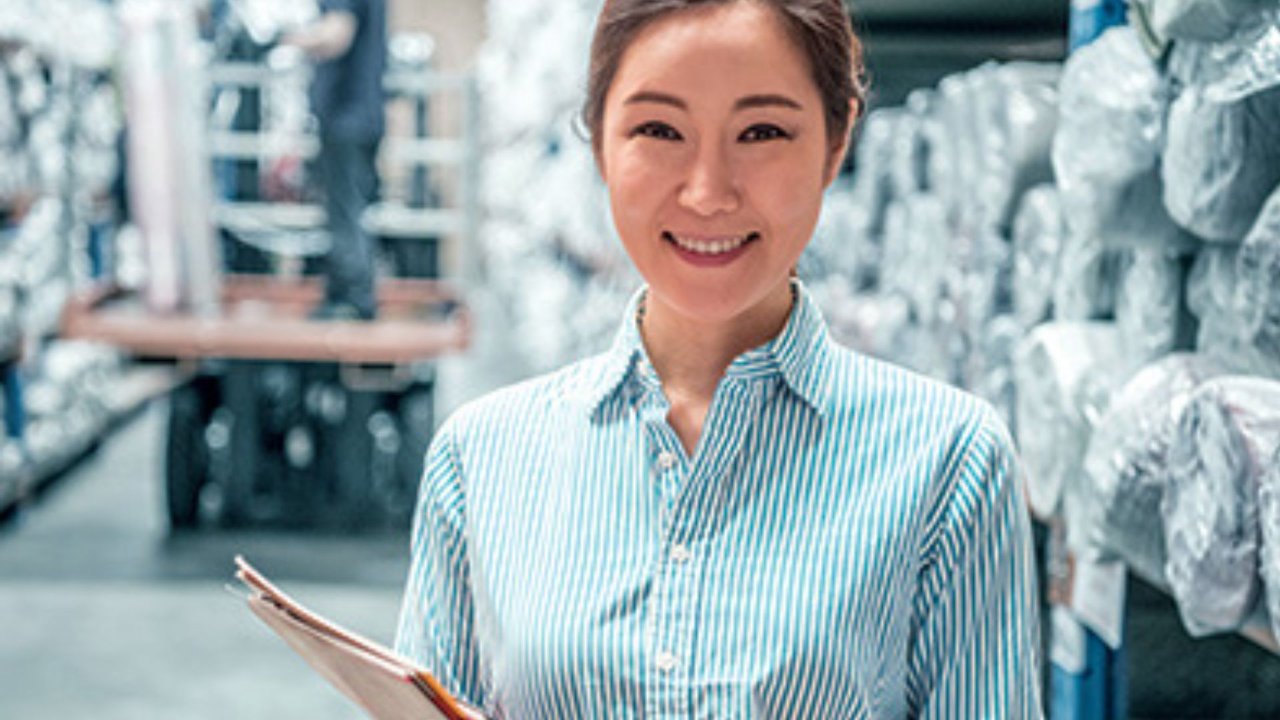 lady at factory