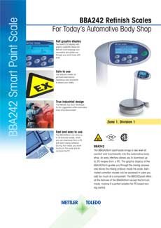 BBA242 Refinish Scales Datasheet