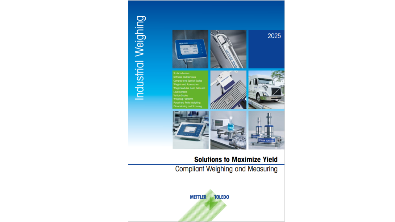 Katalog med industrielle vejeløsninger for 2025