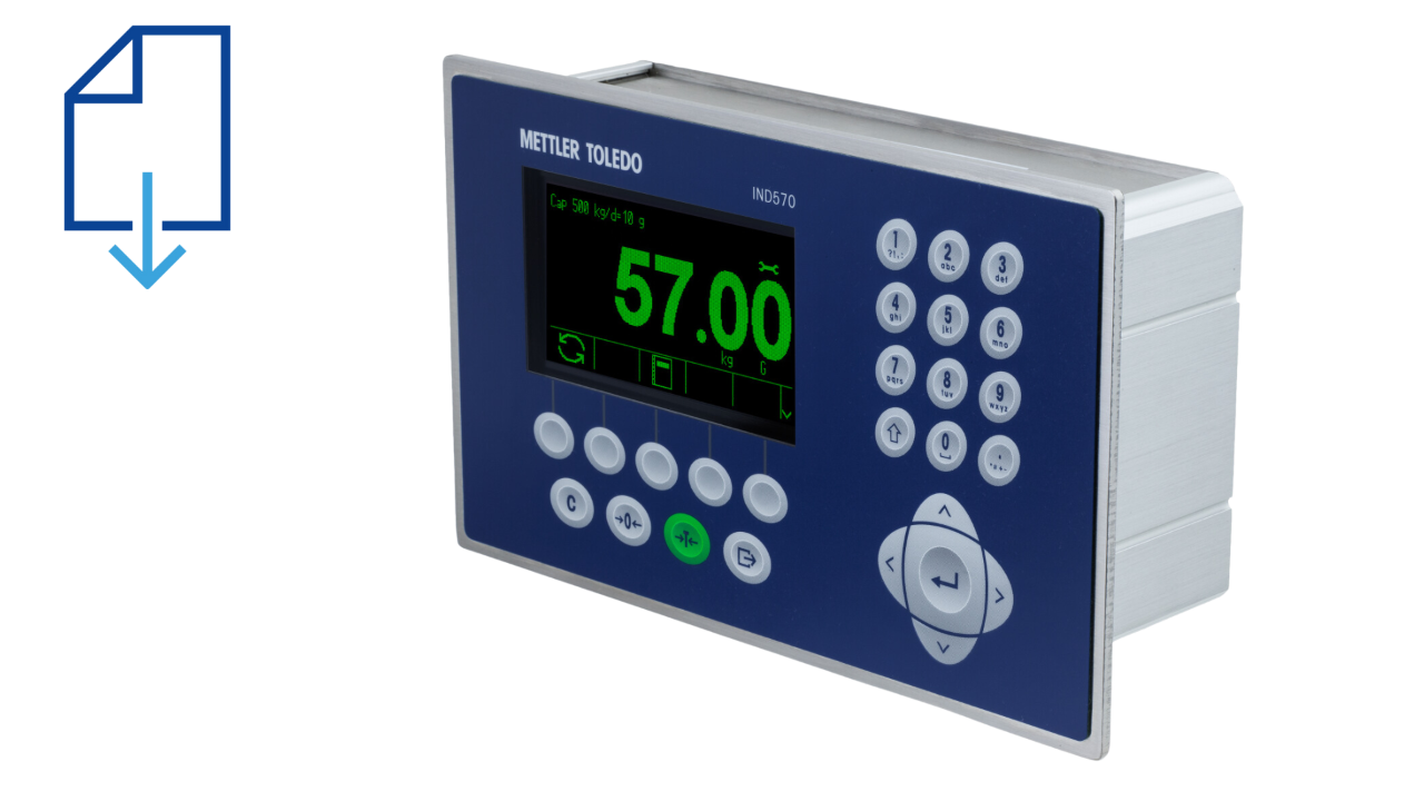 Scale Indicators - IND570 Downloads