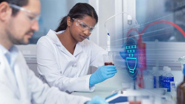 lab analysts working on food formulation