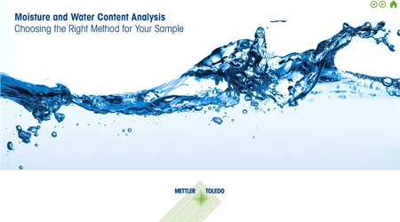 comparison of different water and moisture content determination techniques