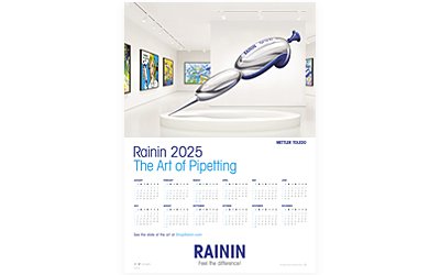 Rainin kunst at pipettere kalender