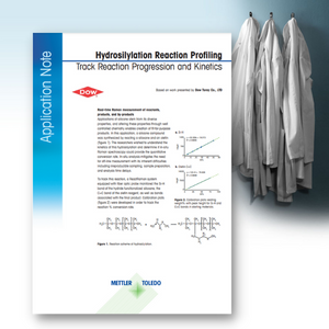 dow hydrosilylation reaction profiling