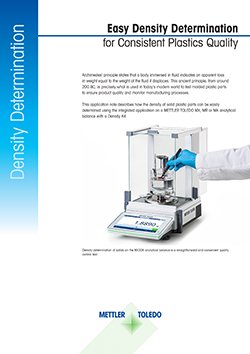 Density Determination Plastics