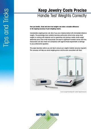jewelry weight handling