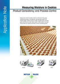 Moisture Analysis in Cookies Application