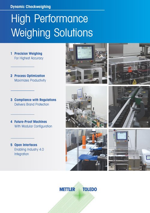 High Performance Weighing Solutions
