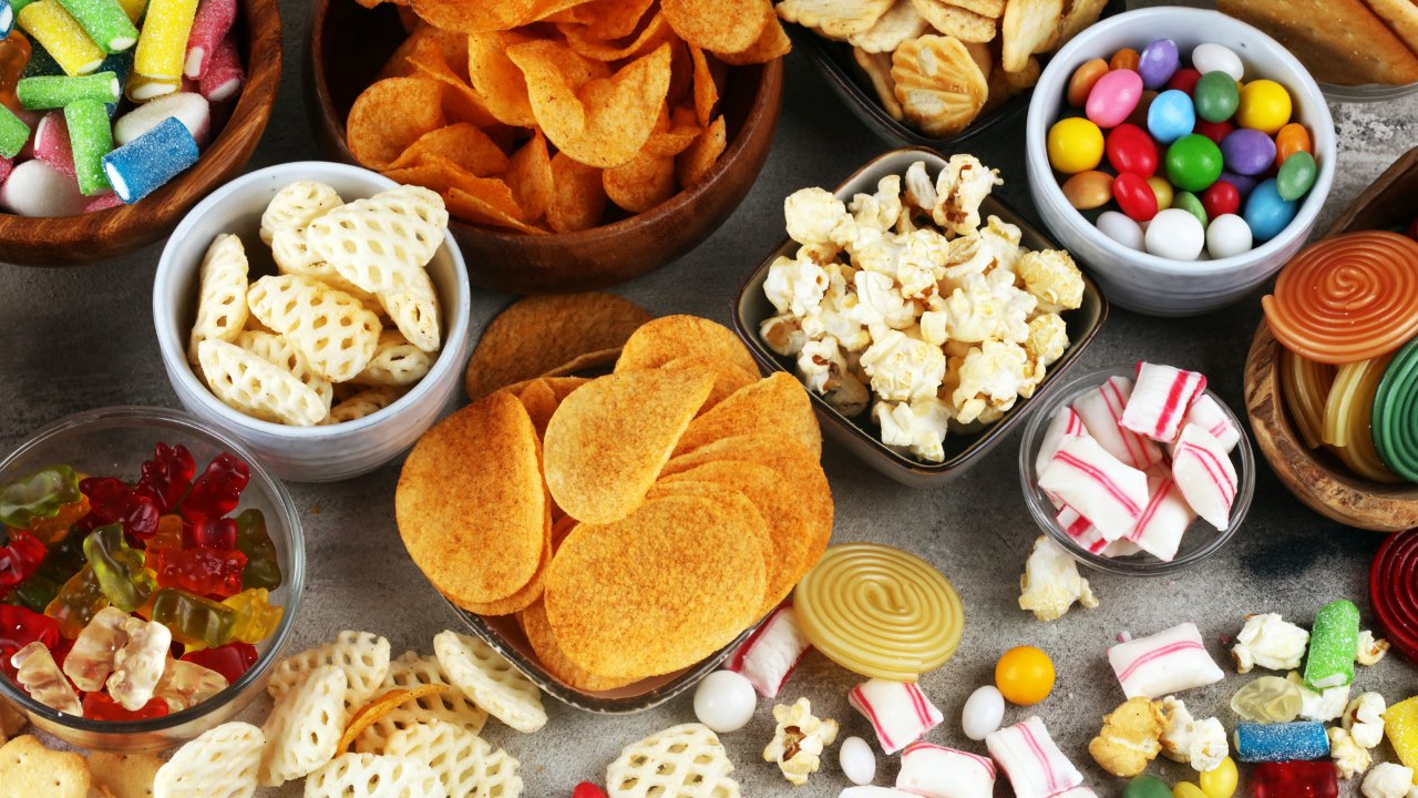 Variety image of snacks and confectionery