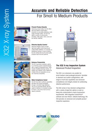 X32 X-ray Inspection System | Datasheet