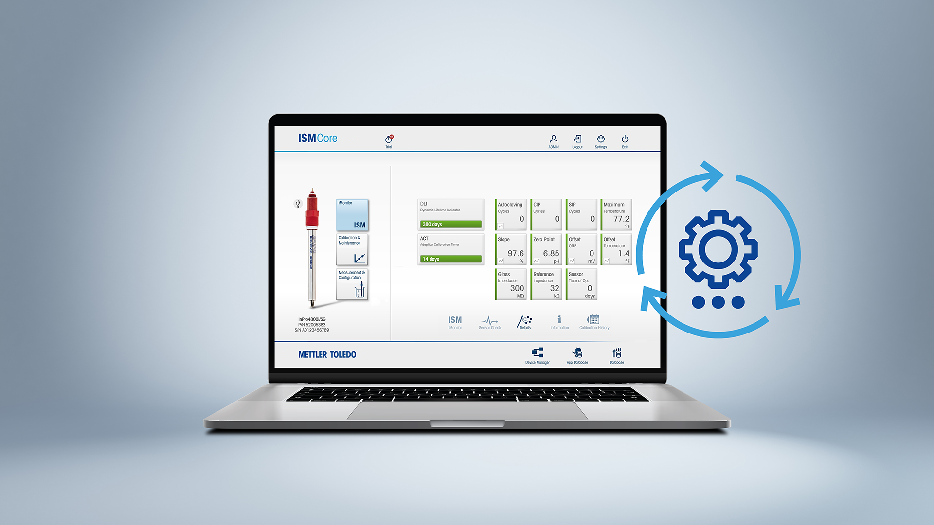 Opdater ISM Core