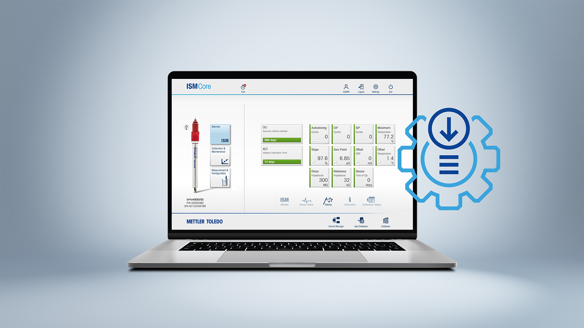 Opgrader iSense til ISM Core