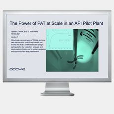 El poder de PAT a escala en una planta piloto API